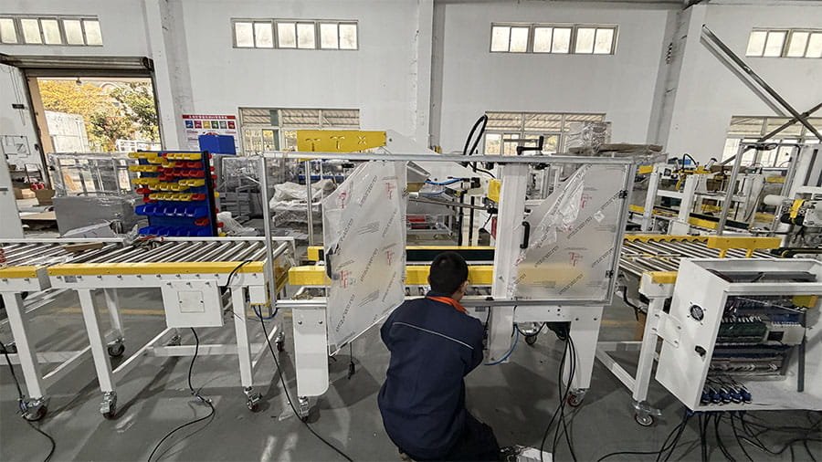 Carton Sealing Line For US Market